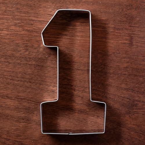 LILIAO Number One Cookie Cutter Set Stainless Steel Easy Use Durable
