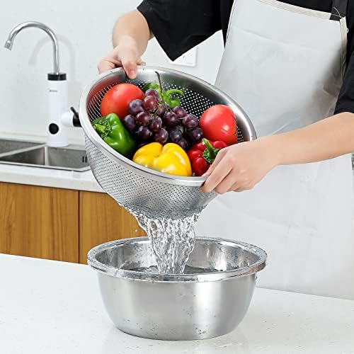 Paoli 304 Stainless Steel Colander Set with Mixing Bowl