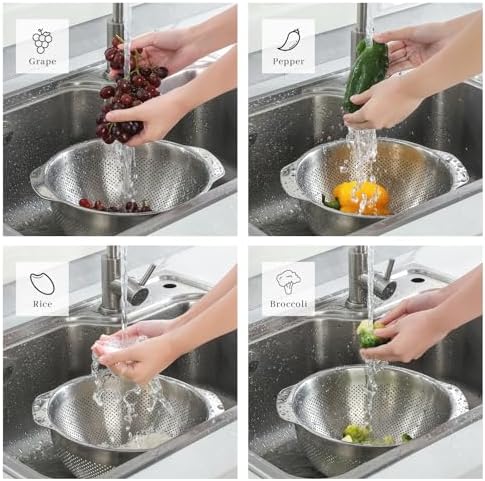 188 stainless steel microwell colander 5QT_large_capacity_with_handle
