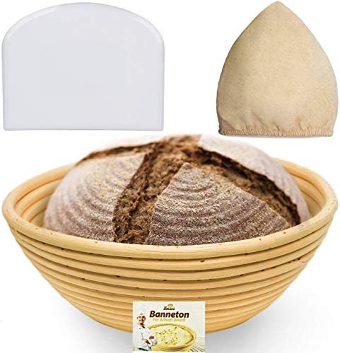 9-Inch Banneton Proofing Basket Perfect for Bakers