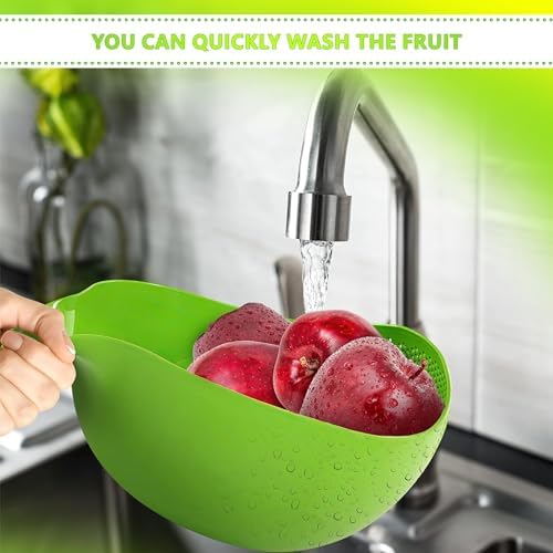 Effortless Rice Vegetable Washers with Handle