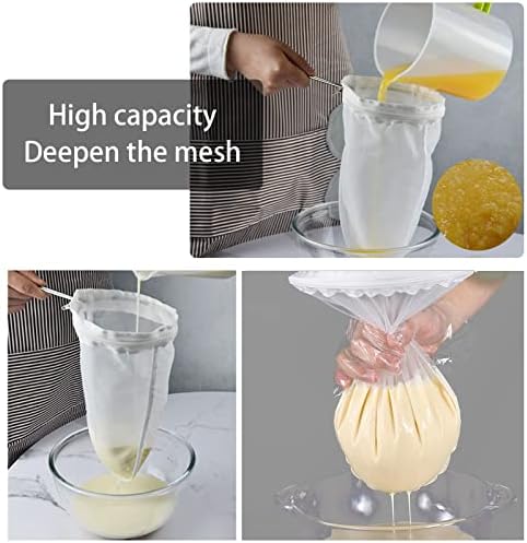 WMKGG Ultra Fine Mesh Strainer Bags Small Size