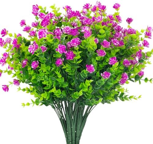 Fanceasily Outdoor Artificial flowers UV Resistant Boxwood Decor