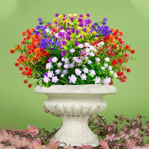 Hailanbao Realistic Artificial Christmas Boxwood Shrubs for Outdoor Use