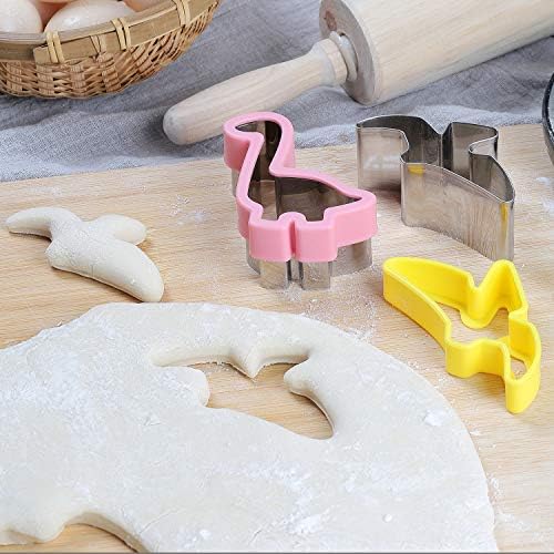 Sturdy Dinosaur Cookie Cutters Set for Kids