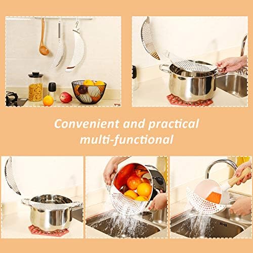 Two-Piece Stainless Steel Colander Set