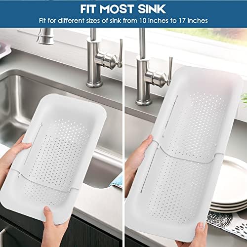 Collapsible Colander for Easy Dringing - Expandable Durable