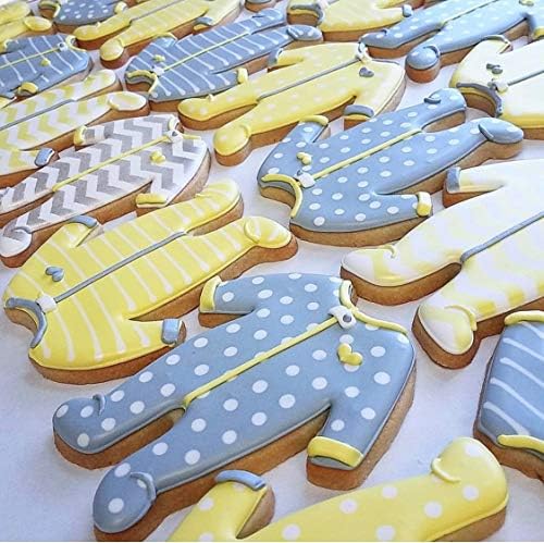 Enjoy custom cookies with Baby Footie Pajamas Cookie Cutter