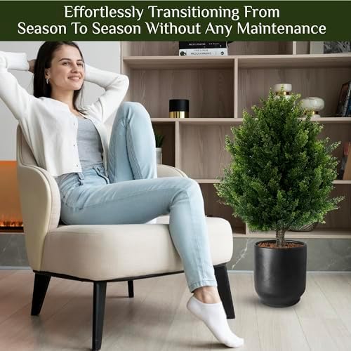 165-Inch Height Artificial Cypress Topiary