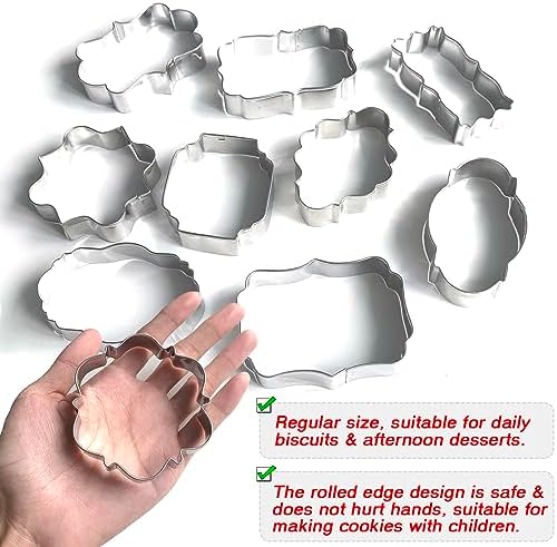 Stainless Steel Frame Cookie Cutters