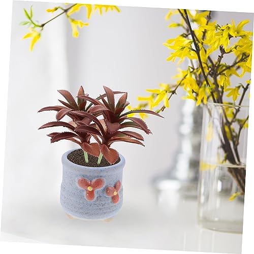 6-Piece Fake Bonsai Plants for Indoor Use