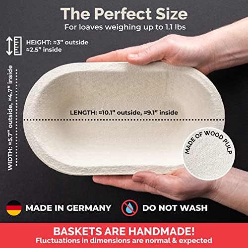 Perfect for Artisan Bread - Multifunctional Sourdough Proofing Basket