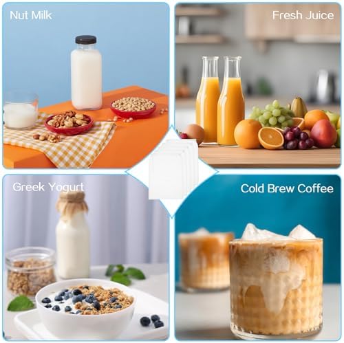 5 Pcs Nut Milk Strainer Reusable nylon bag for Kitchen Use