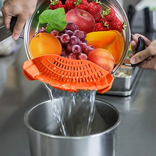 Efficient Multi-Purpose Clip-On Strainer AUOON