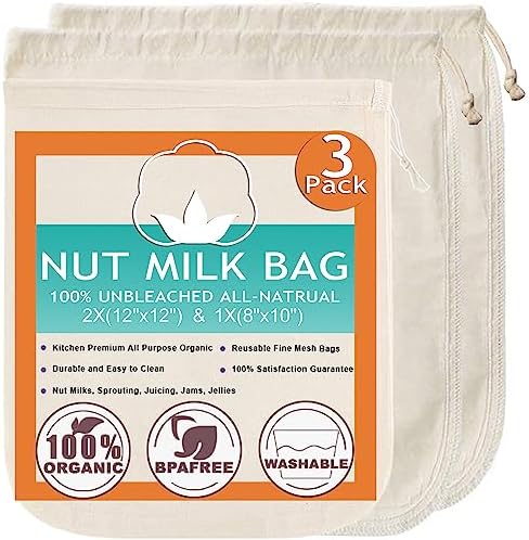 Organic Nut Milk Strainer