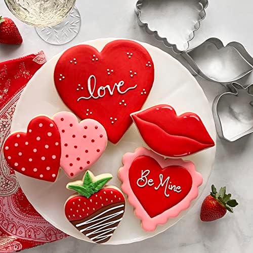 Ann Clark Heart Cookie Cutters 5-Piece Set Valentines Day
