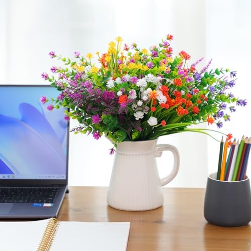 CEWOR Lush Artificial Plants for Outdoor Indoor Use