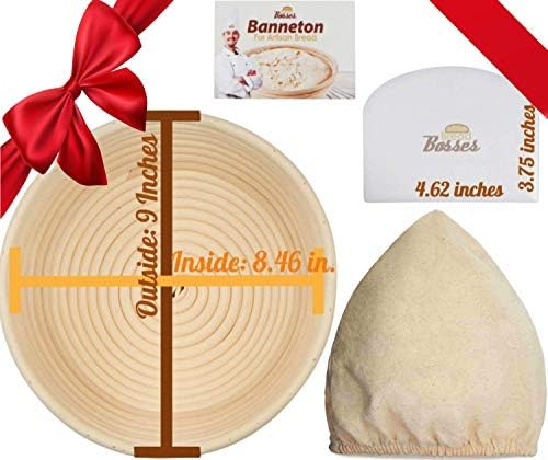 9-Inch Banneton Proofing Basket Perfect for Bakers
