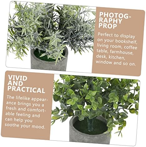 BloomBrightly Faux Plants Potted