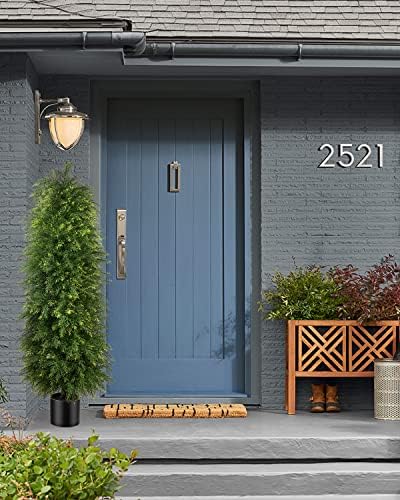 Premium Cedar Topiary for Front Porch Fake