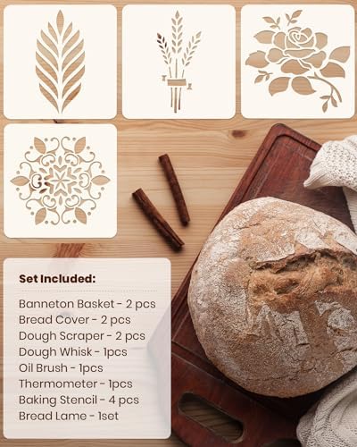 CODOGOY Eco-Friendly Sourdough Proofing Basket Set