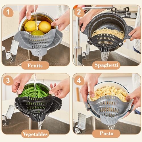 Compact Durable Silicone Strainer SF Homes