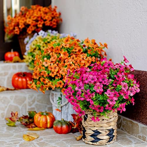 16 Outdoor Artificial Flowers for a Chearming Damage
