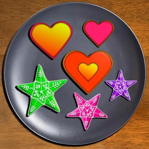 Mini Christmas Cookie Cutters for Baking and Crafting 18 Piece Set