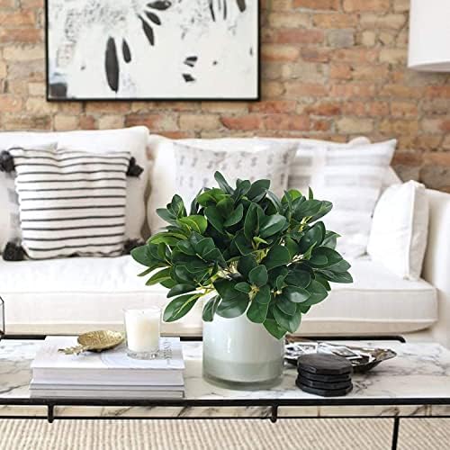 8-Piece Fake Eucalyptus Shrubs for Greenery