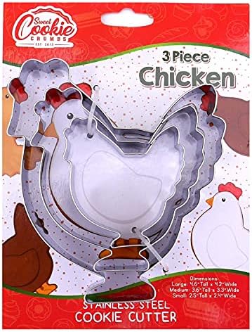 Vibrant Animal Bakers Cutters Set with 3 Unique Candy Animal Shapes