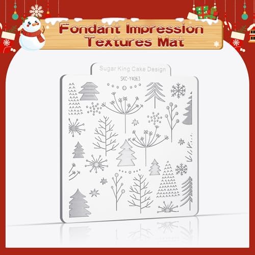 KALAIEN Christmas Cookie Stamp Set 3PCS
