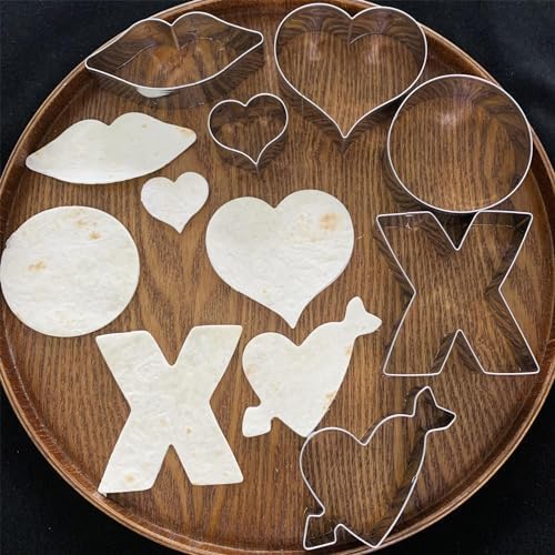 Valentines Heart Cookie Cutter Set - Dishwasher Safe
