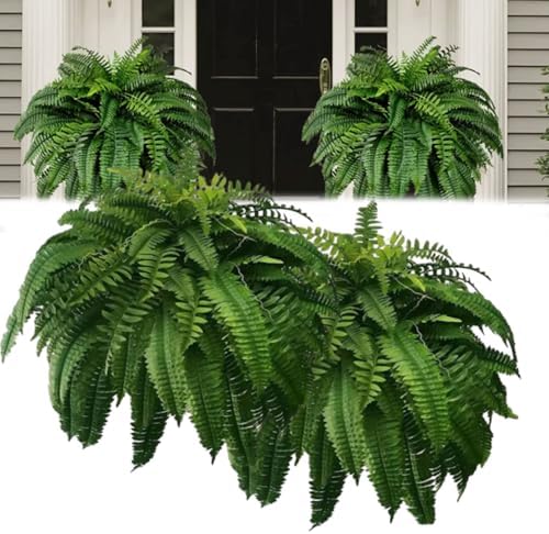 Generic Realistic Faux Boston Fern with 60 Leaves