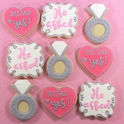 Wedding Cookie Cutter Set 7 Piece 3 Inches