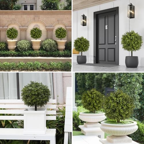 Veryhome Boxwood Topiary 236in IndoorOutdoor Decor