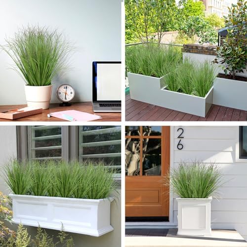 Tall Fake Wheat Grass_artificial Outdoor Greenery Plant