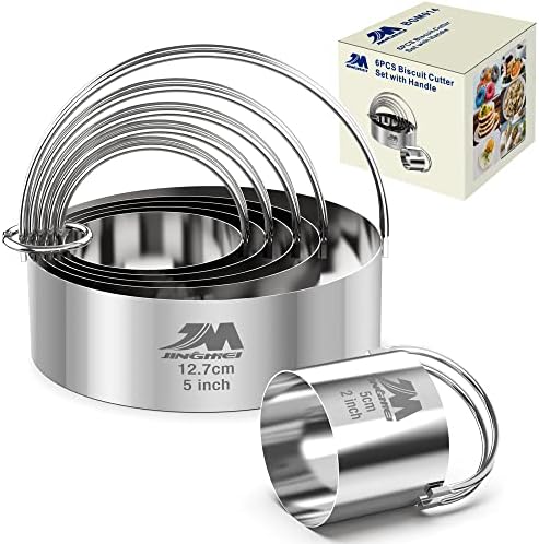 6-Piece Biscuit Cutter Set for Cookies and More