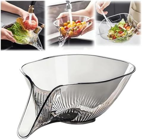 Efficient Sink drain with Strainer - Multi-functional Fruit and Vegetable Washer