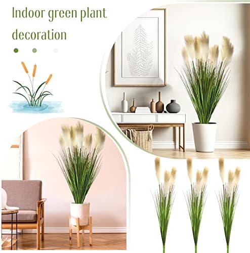 10-Piece 27-Inch Brown Onion Grass Fake Greenery Brown
