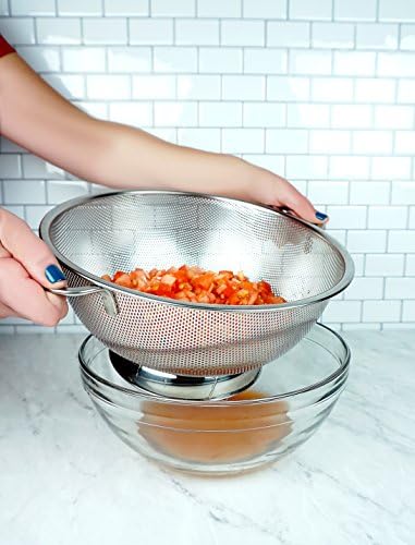 Silver 5-Quart Precision Colander