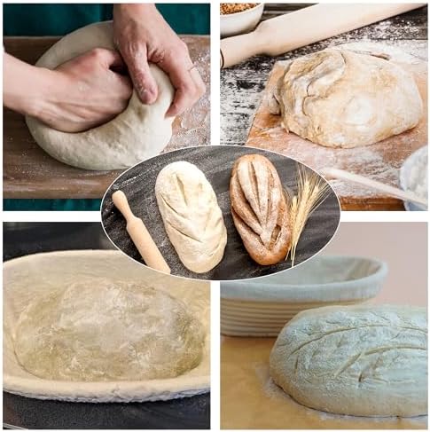 Sourdough Proofing Baskets Dual-Shape Design KONGDY