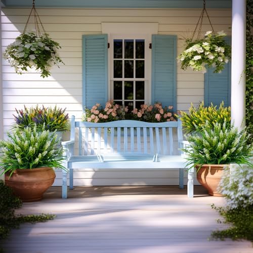 24 Balloon-Placed Fake Lavender Flowers for Outdoor Spaces