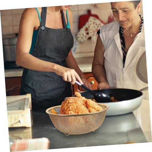 Stainless Steel Rice Strainer Basket with Double Handled Design