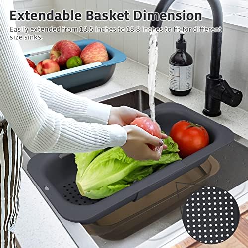 Multi-use Kitchen Sink Strainer with Bowl