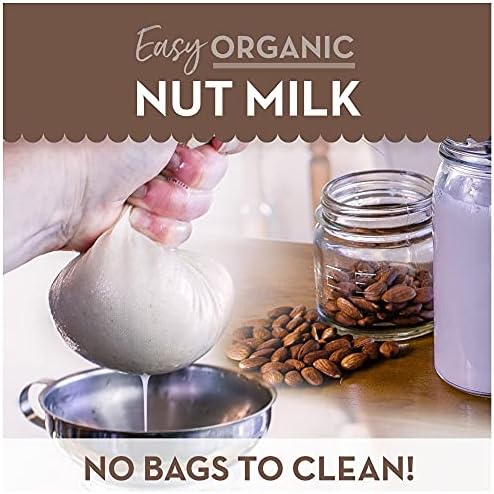 23 x 23 Organic Cotton Cheesecloth for Kitchen Straining Reusable GOTS Certified