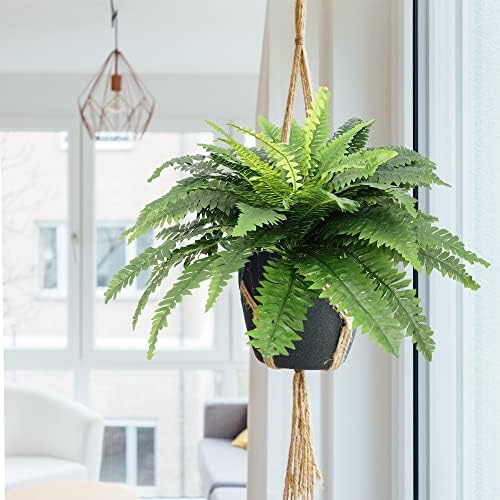 Large Fake Ferns with Silk Leaves Boston Fern Bundle