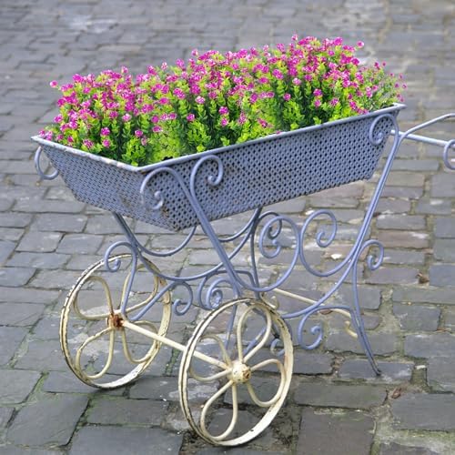 Fanceasily Outdoor Artificial flowers UV Resistant Boxwood Decor