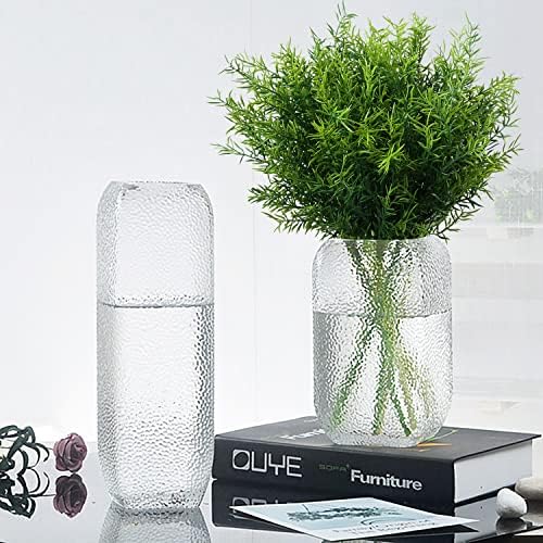XLFAQXM Artificial Plants 8 Pack UV Resistant Fake Flowers