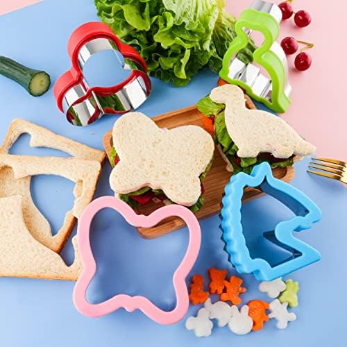 HiHITAOO Sandwich Cutter Set for Kids Lunchset