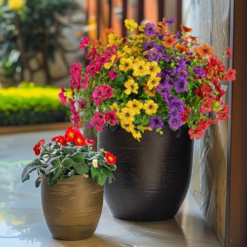 10 x 10 artificial faux flowers for outdoor use